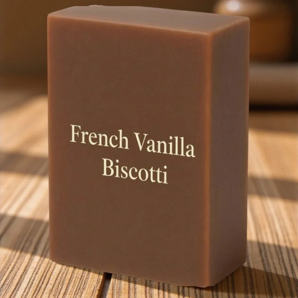 French Vanilla Biscotti Bar‎ Soap